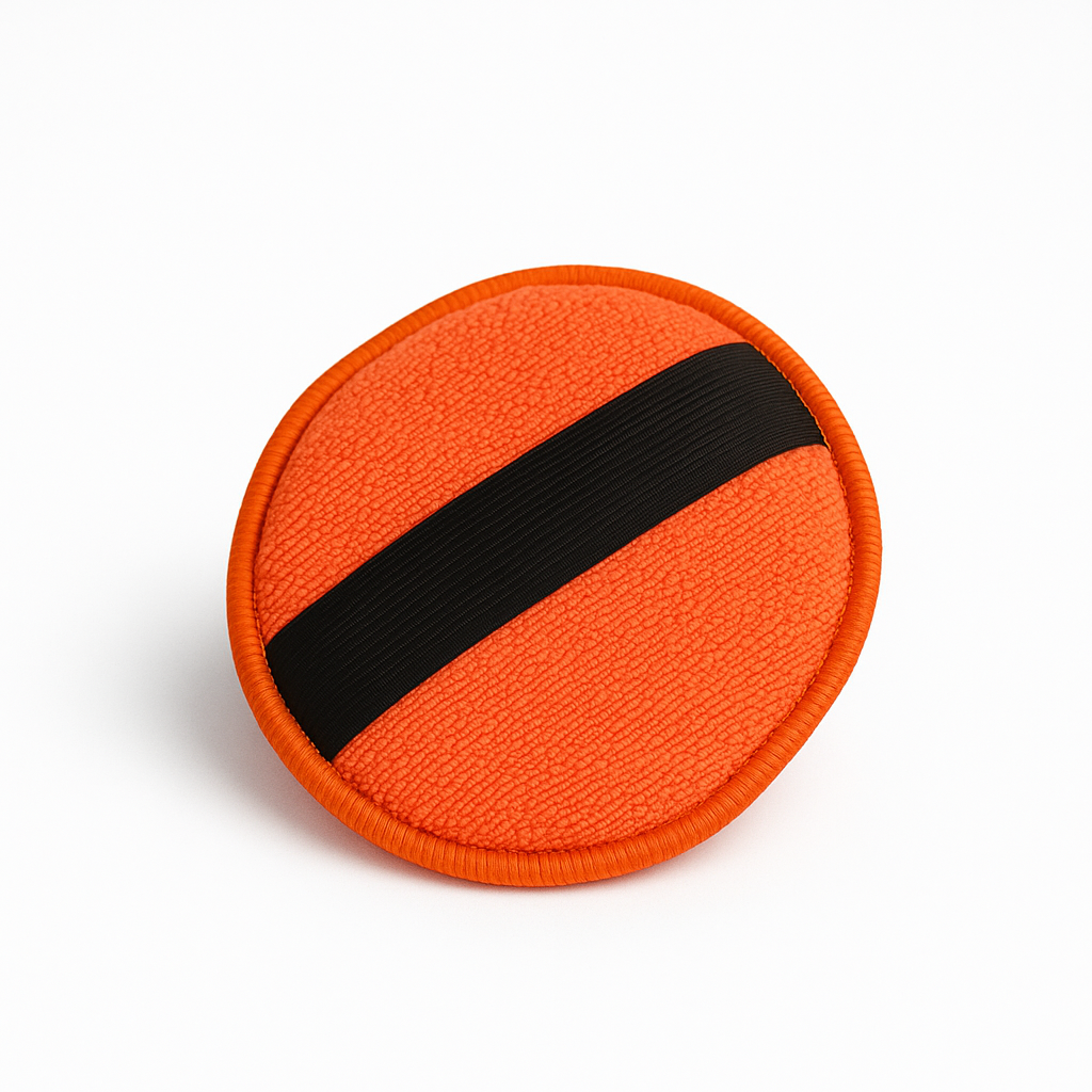 Microfiber Wax Applicator with Handle-5”