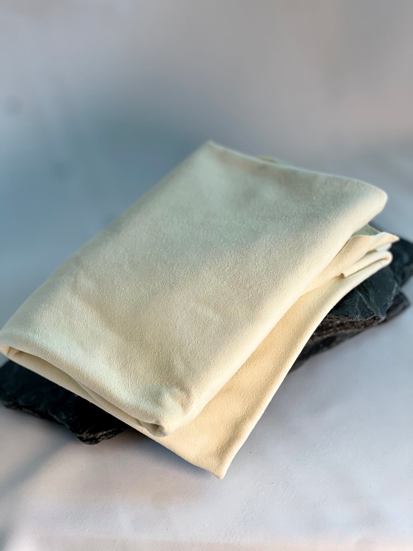 XL Natural Leather Chamois 35''x 23.6" Drying Cloth