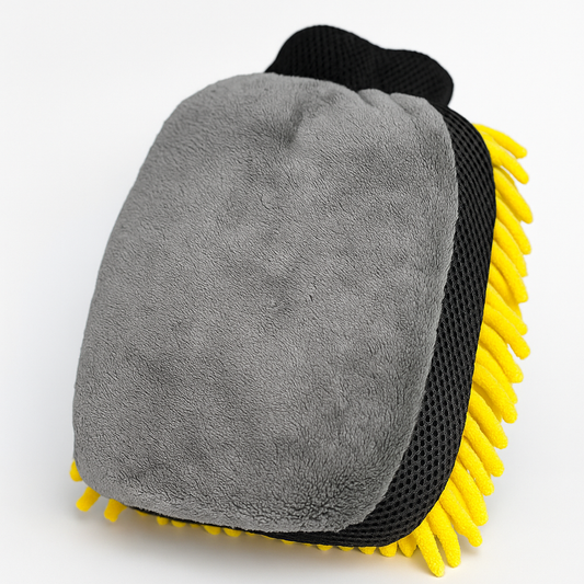 Dual Sided Chenille/Microfiber Wash Mitt (Scratch Free)