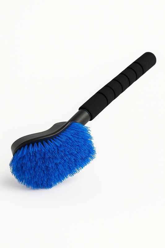 Long- Soft Handle Wheel and Tire Brush Firm Bristles 17.5"