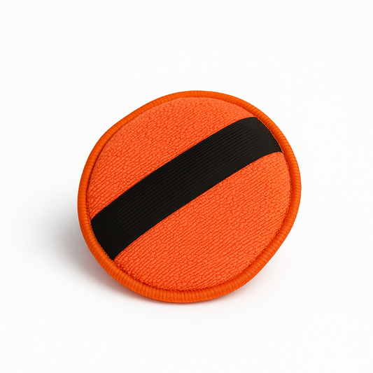 Microfiber Wax Applicator with Handle-5”