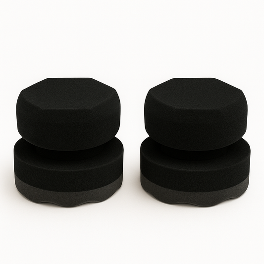 Hex Grip Reusable Foam Tire Shine Applicator 3.15 Inch 2-Pack