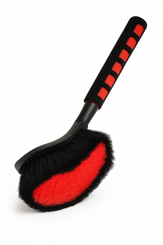 Long- Soft Handle Wheel and Tire Brush Soft Bristles 17.5"