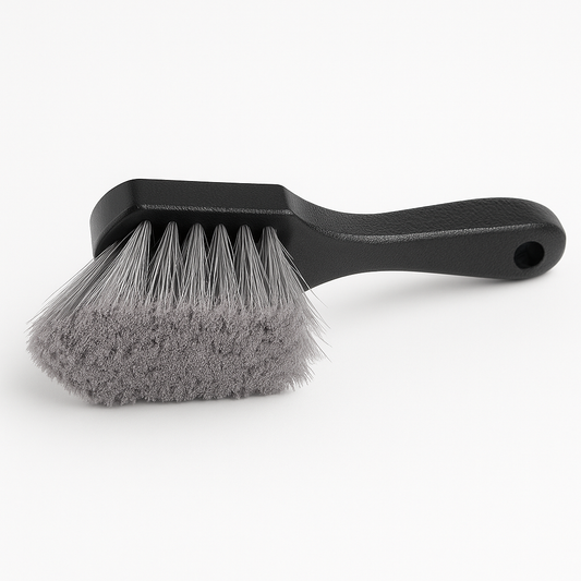 Short Handle Wheel and Tire Brush Soft Bristles