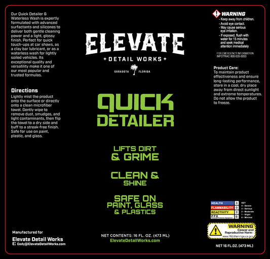 Quick Detailer 16 Oz
