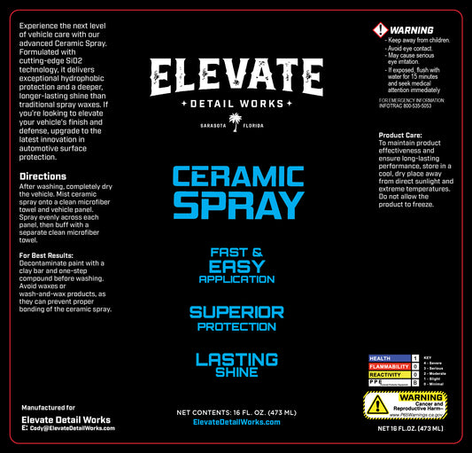 Ceramic Spray 16 Oz